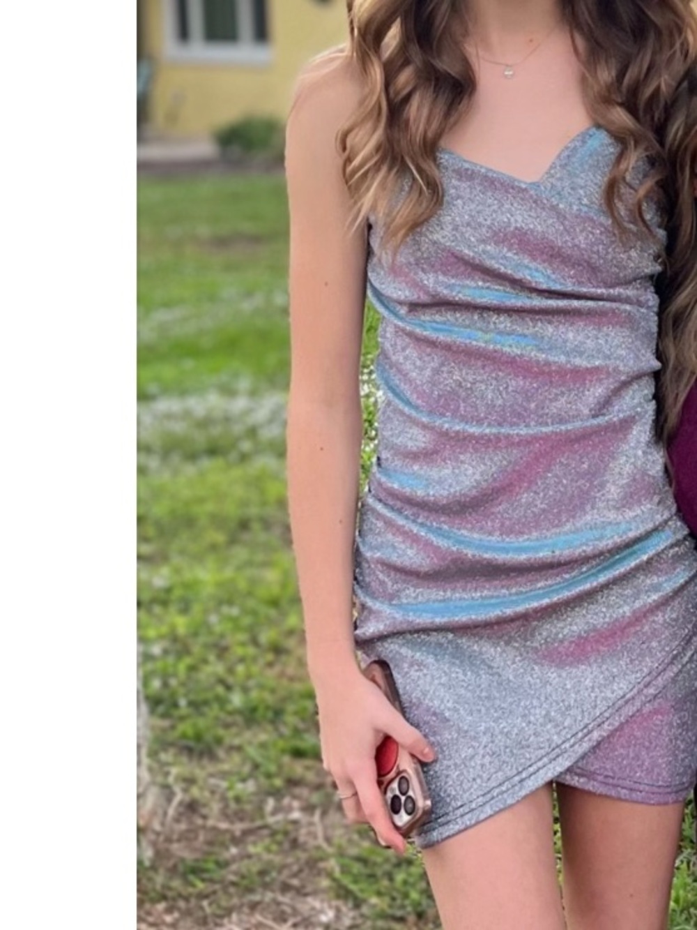 Cider Iridescent pink Girls' Party Dress